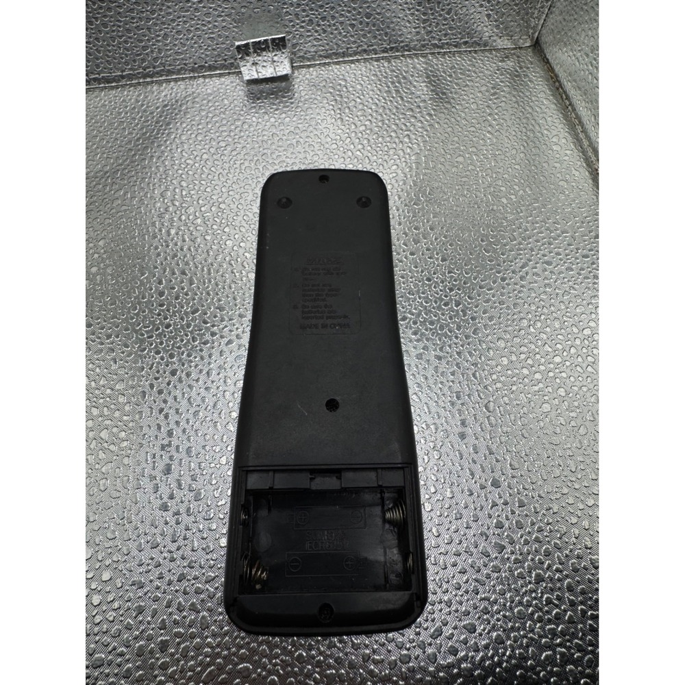 Emerson VCR TV Remote Control Black Original Replacement Missing Battery Cover
